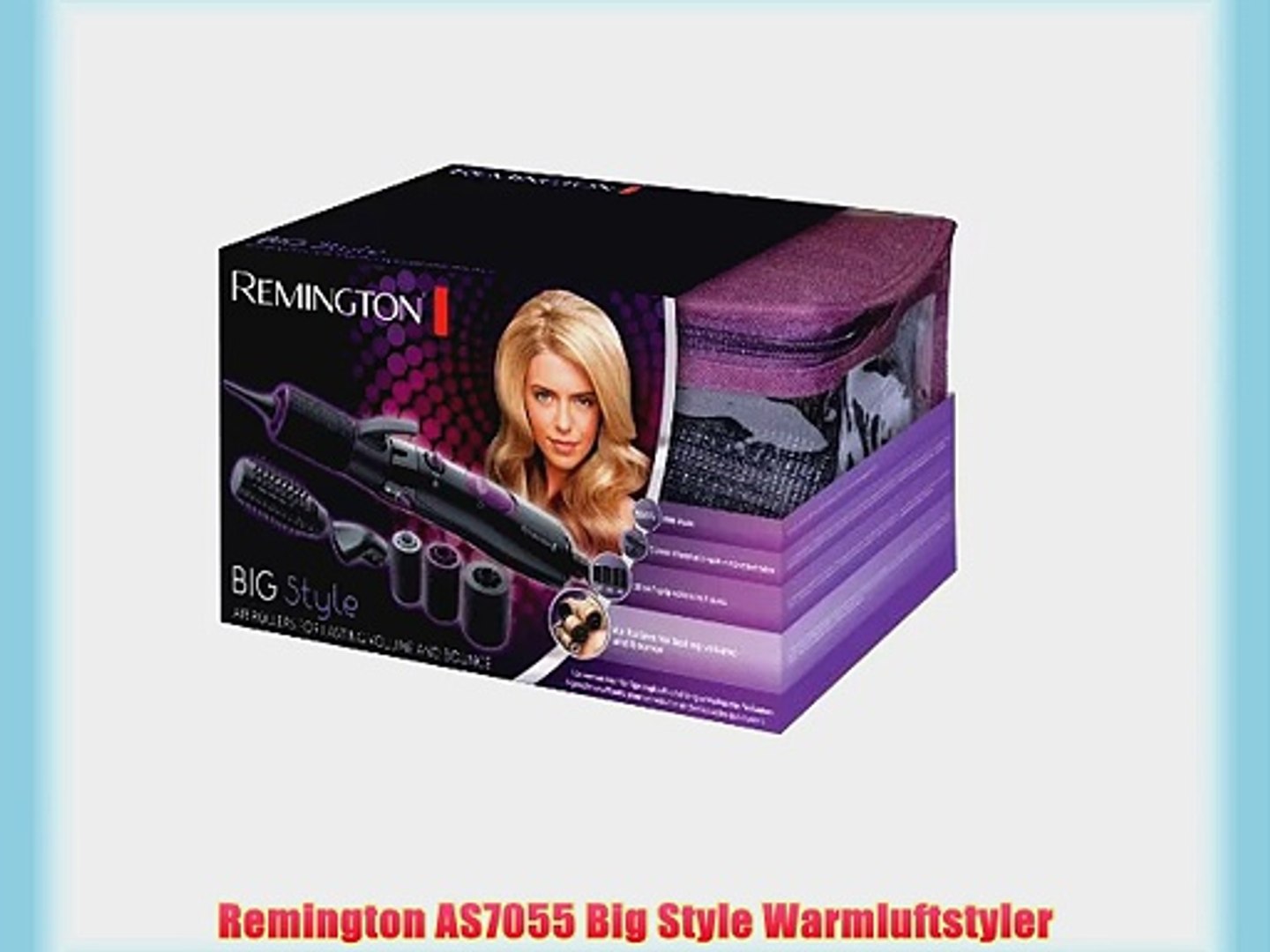 Remington AS7055 Big Style Warmluftstyler - video Dailymotion