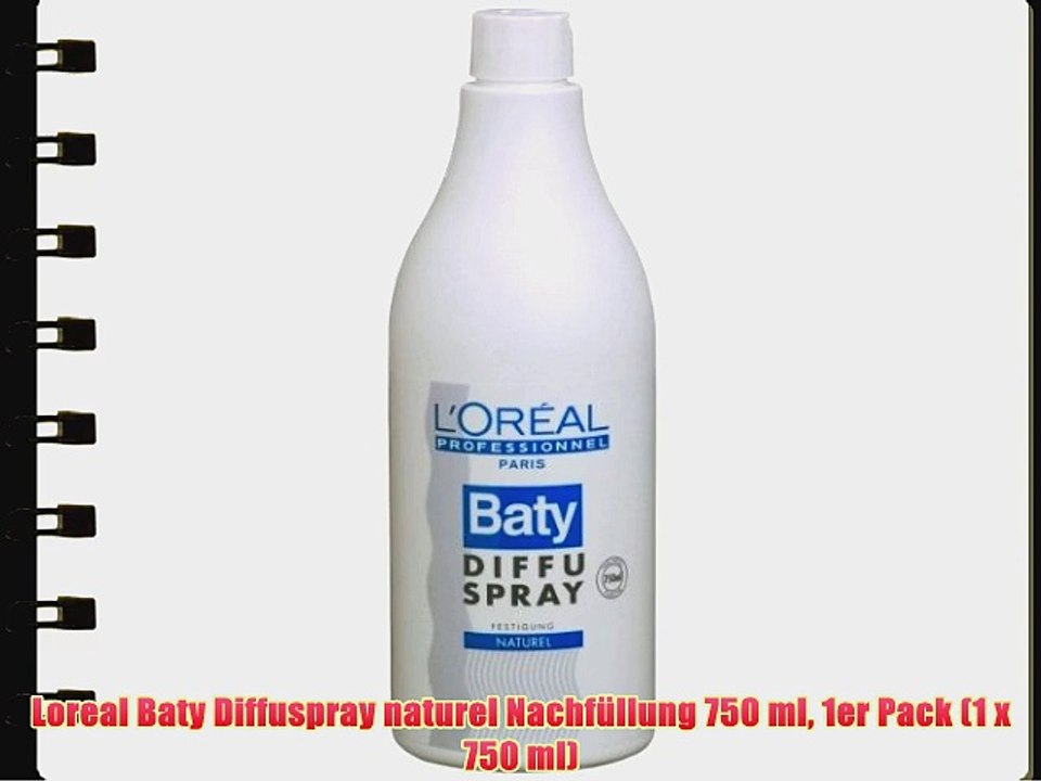 Loreal Baty Diffuspray naturel Nachf?llung 750 ml 1er Pack (1 x 750 ml)