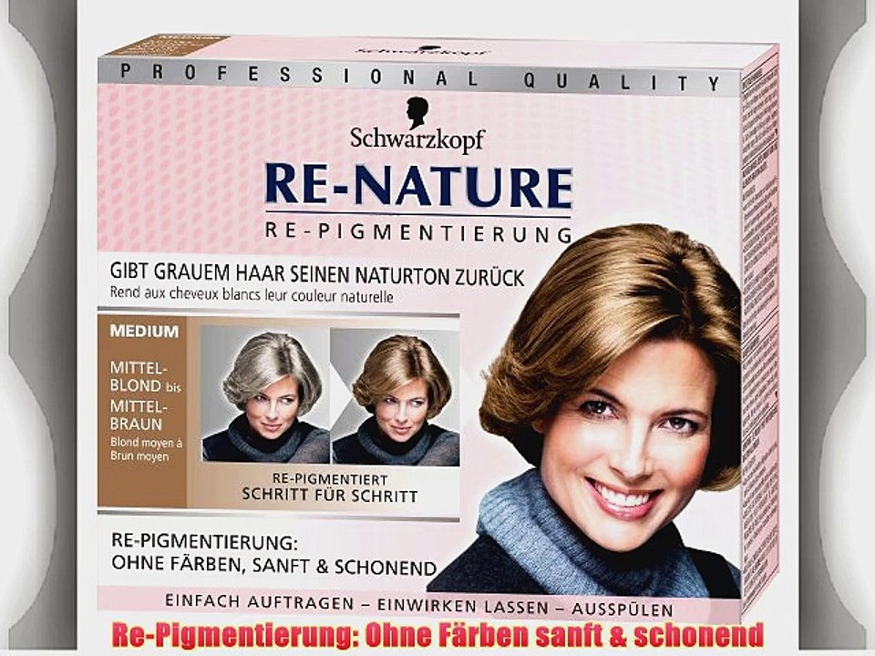 Schwarzkopf Re-Nature Re-Pigmentierung f?r Frauen medium 3er Pack (3 x 1 St?ck)