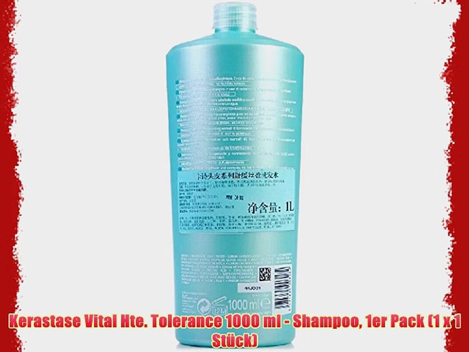Kerastase Vital Hte. Tolerance 1000 ml - Shampoo 1er Pack (1 x 1 St?ck)