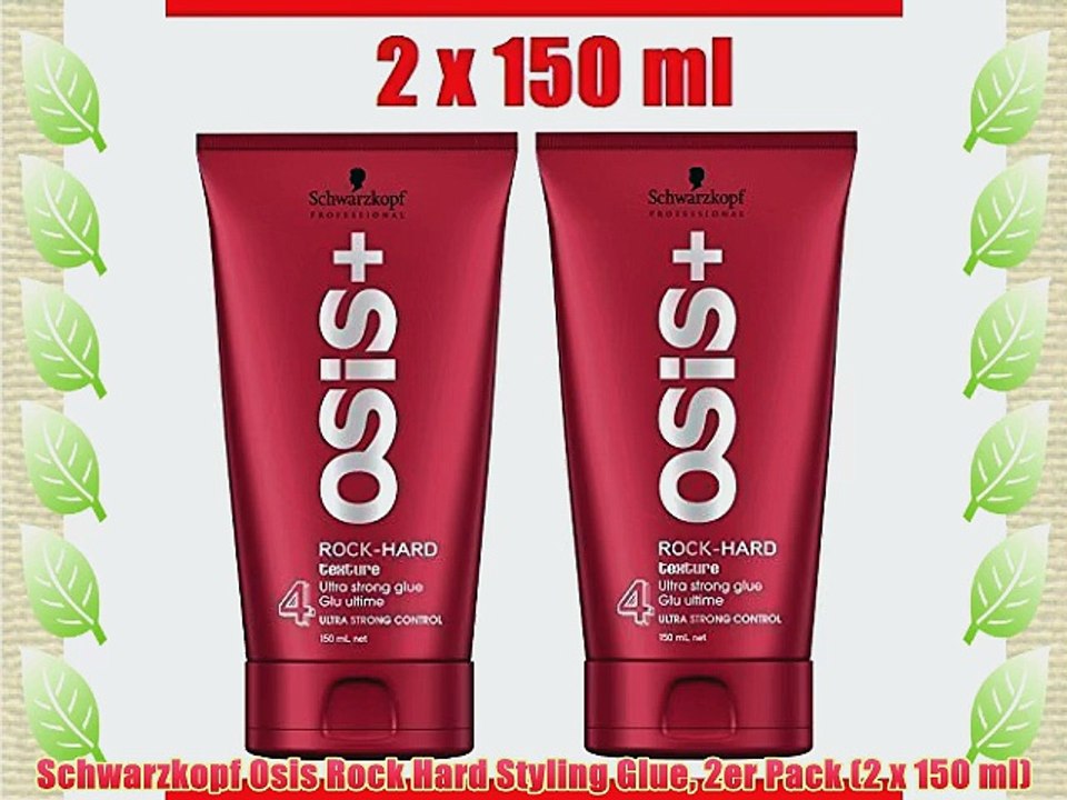 Schwarzkopf Osis Rock Hard Styling Glue 2er Pack (2 x 150 ml)