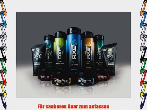 Axe Hair Shampoo Anti-Schuppen Ice Fresh Shampoo plus Sp?lung mit Menthol 3er Pack (3 x 300