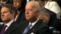 VP Joe Biden Falls Asleep During Obama's Budget Speech 4/13/2011