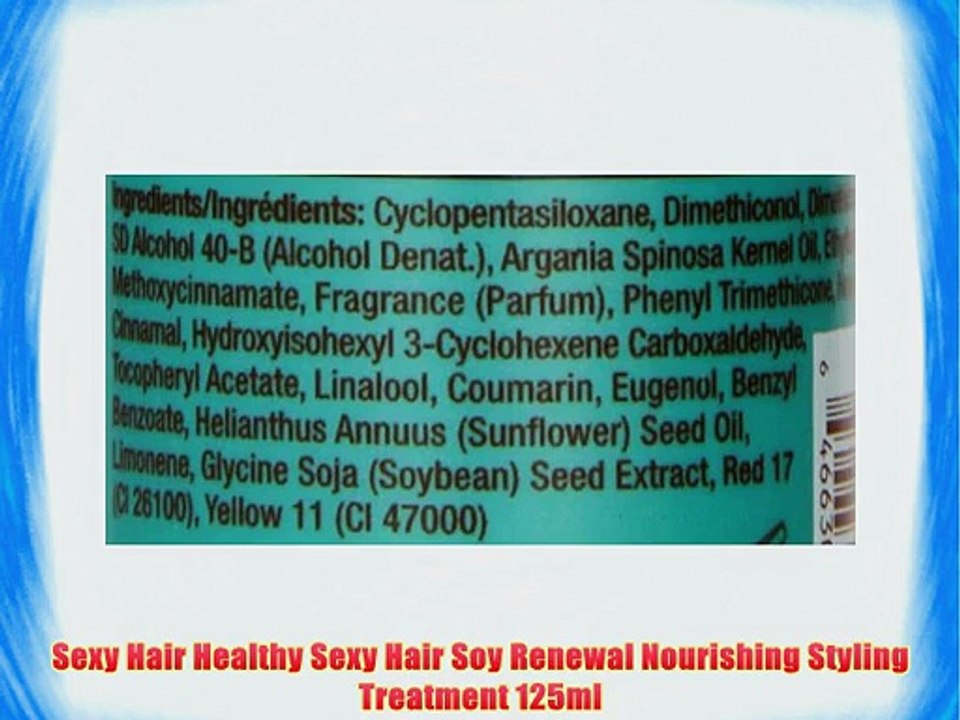 Sexy Hair Healthy Sexy Hair Soy Renewal Nourishing Styling Treatment 125ml