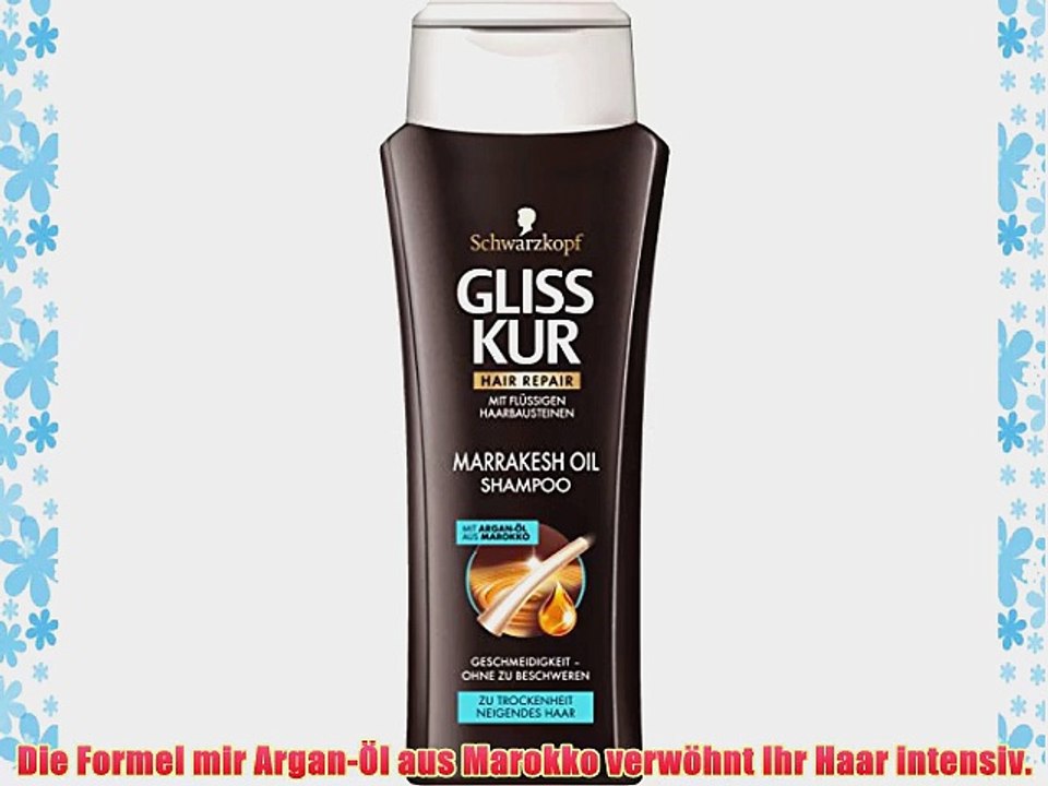 Gliss Kur Marrakesh Oil Shampoo 6er Pack (6 x 250 ml)