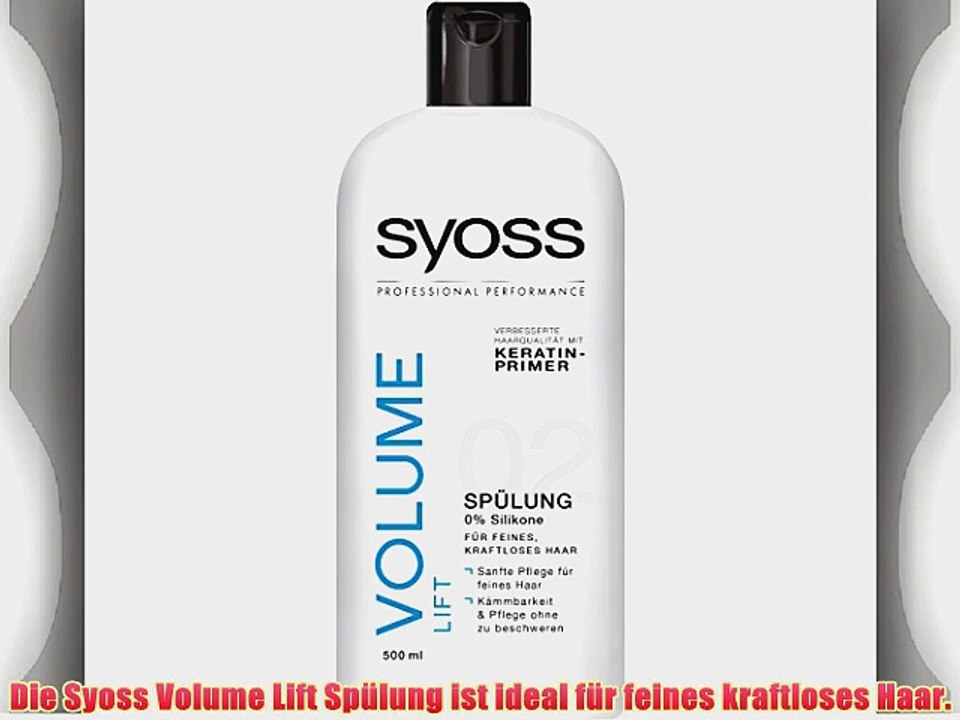 Syoss Volume Lift Sp?lung 6er Pack (6 x 500 ml)