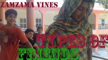 types of friends by zamzama vines
