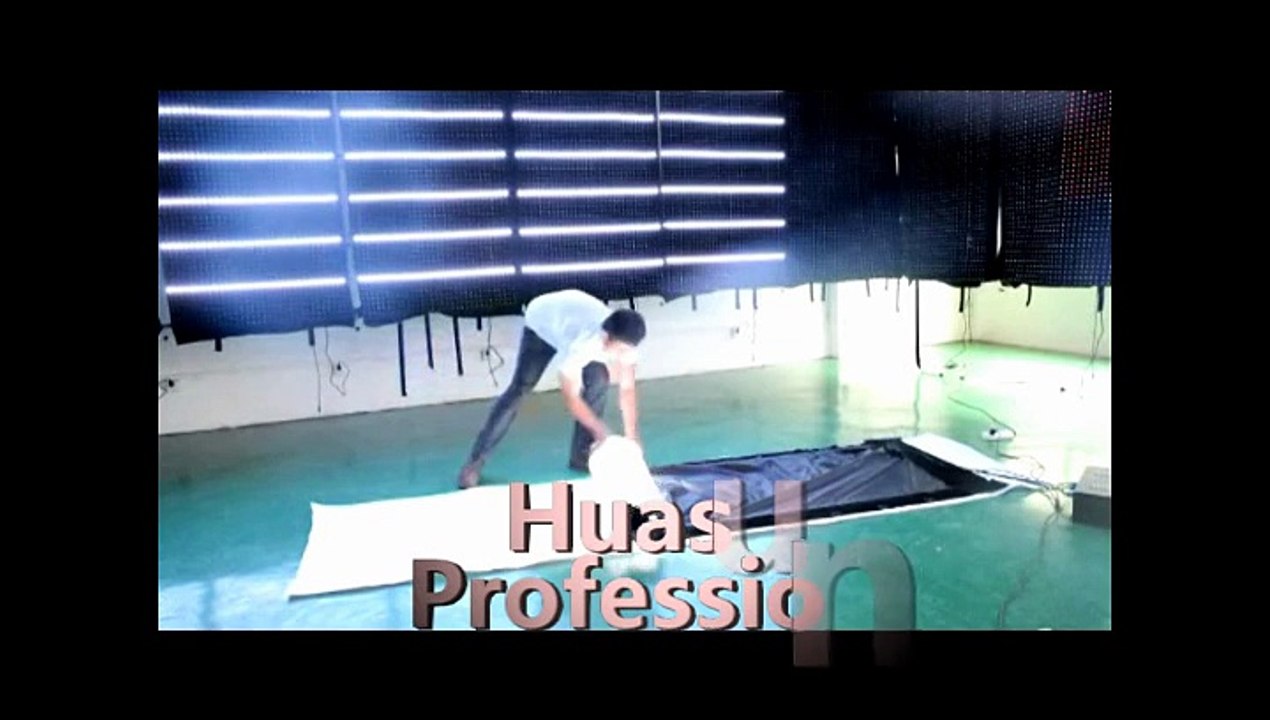 LED test:Soft LED curtain to test the quality,Vermietung LED-Bildschirm