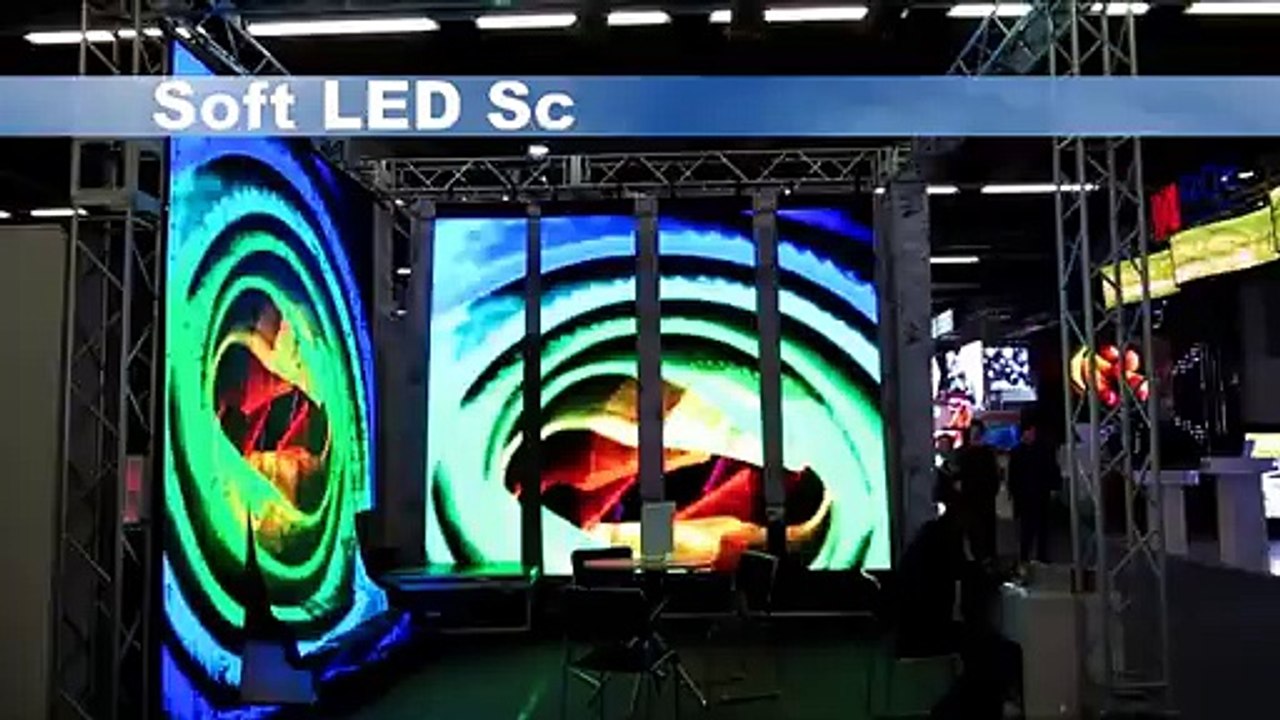 Soft LED curtain good for Rental Fase fondale LED