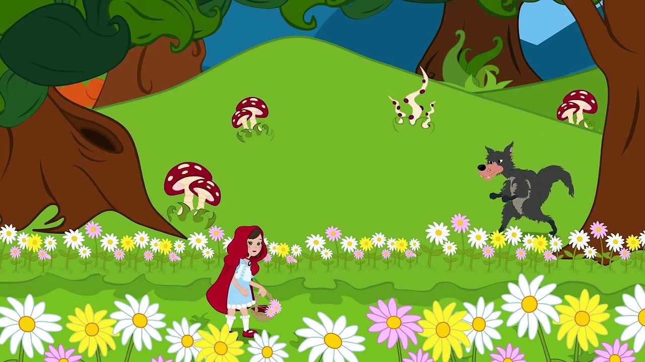 Little Red Riding Hood Fairy Tale Children Story ليلى والذئب قصص للأطفال