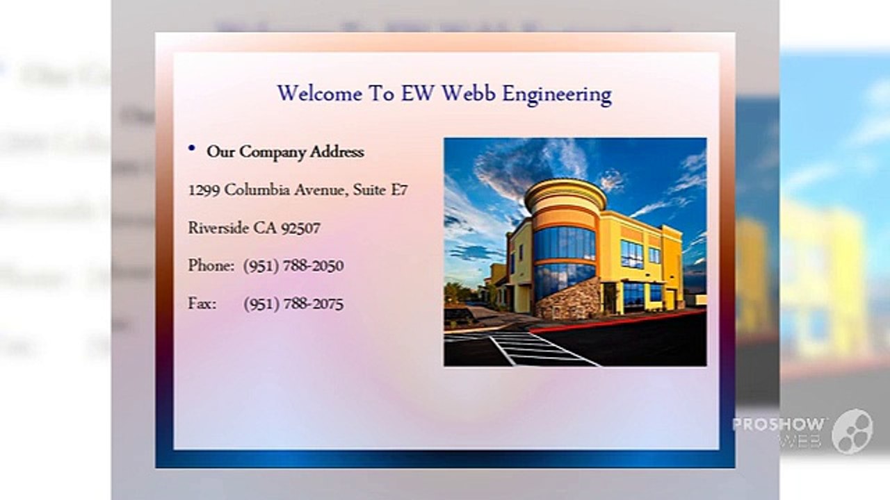 About EW Webb & Latest Projects