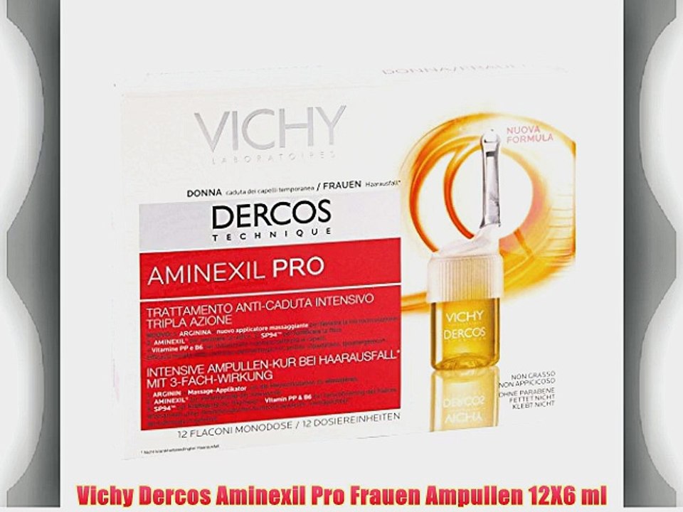 Vichy Dercos Aminexil Pro Frauen Ampullen 12X6 ml