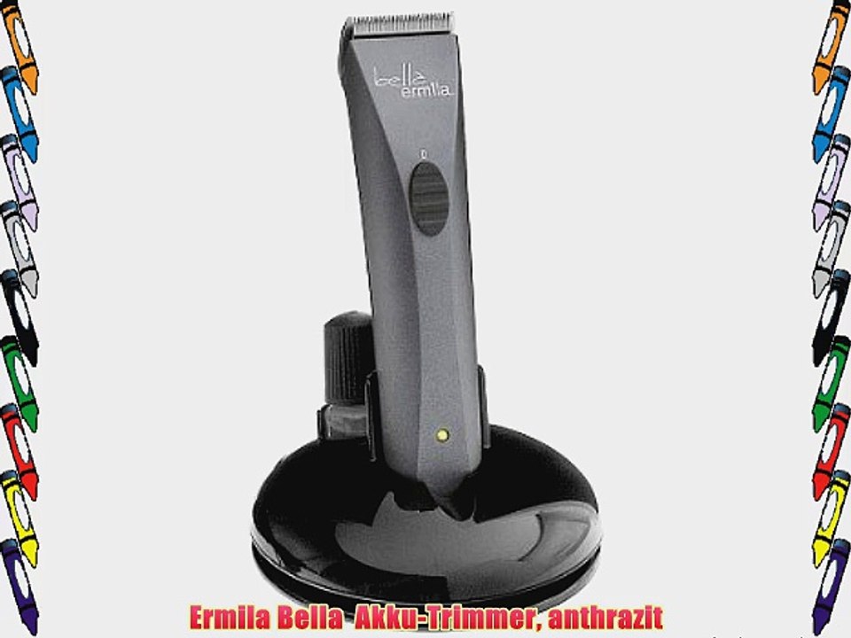 Ermila Bella  Akku-Trimmer anthrazit