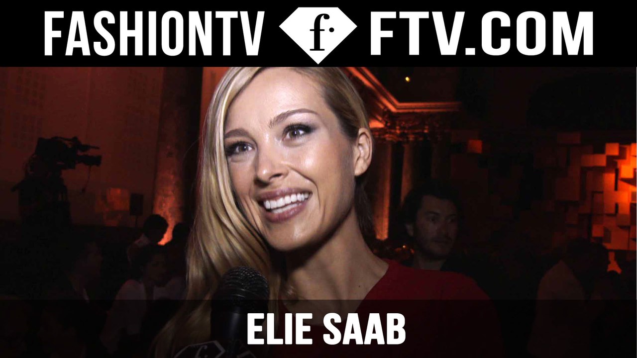 Elie Saab Front Row ft. Petra Nemcova| Paris Haute Couture Fall/Winter 2015/16 | FashionTV