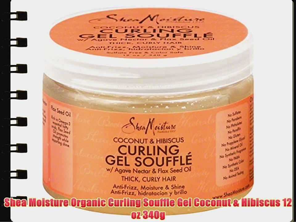 Shea Moisture Organic Curling Souffle Gel Coconut