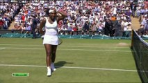 Serena Williams vs Garbine Muguruza FINAL MATCH POINT Wimbledon 2015