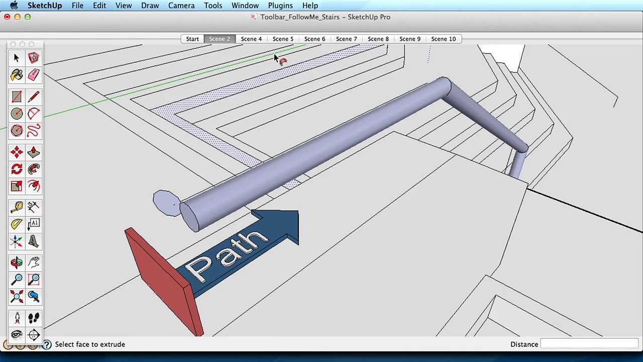 SketchUp Training Series: Follow Me tool