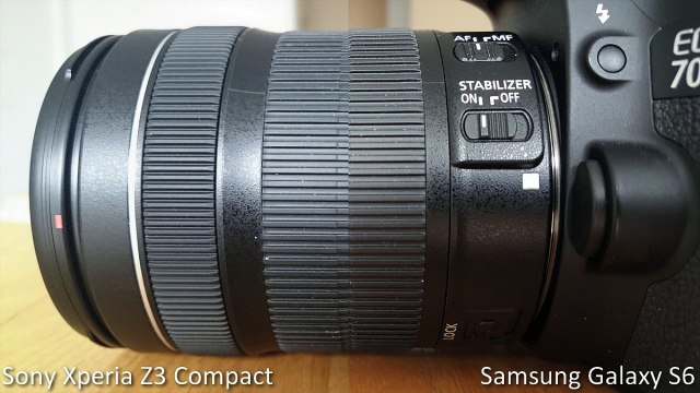 Samsung Galaxy S6 vs Sony Xperia Z3 Compact : le comparatif photo