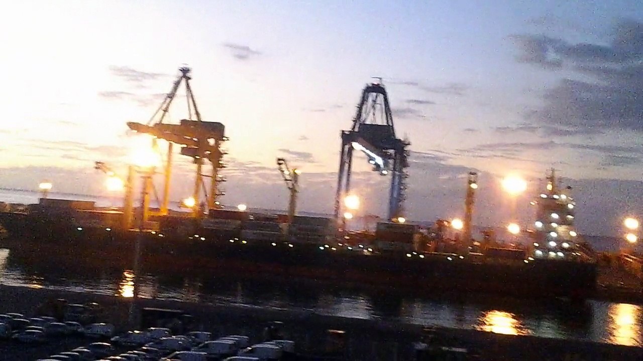 Port Est,Île de la Réunion,By Night.