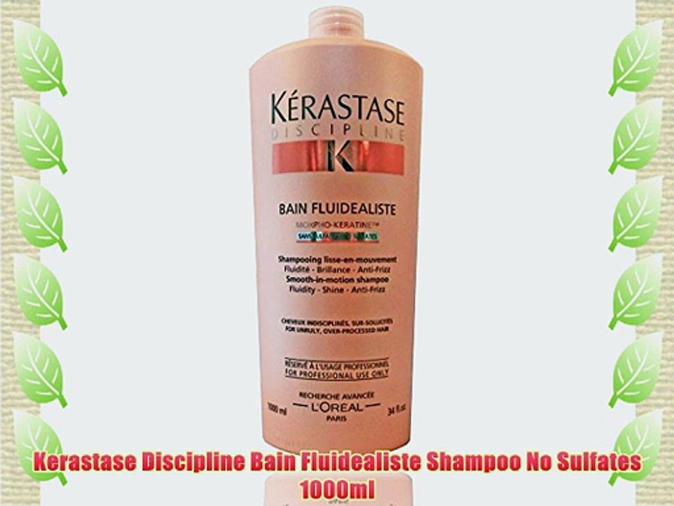Kerastase Discipline Bain Fluidealiste Shampoo No Sulfates 1000ml