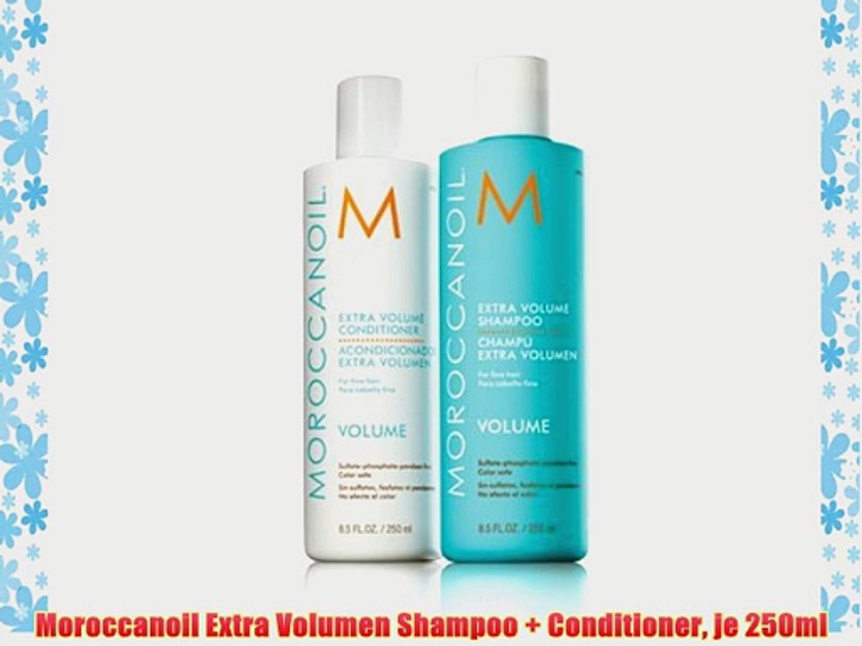 Moroccanoil Extra Volumen Shampoo   Conditioner je 250ml