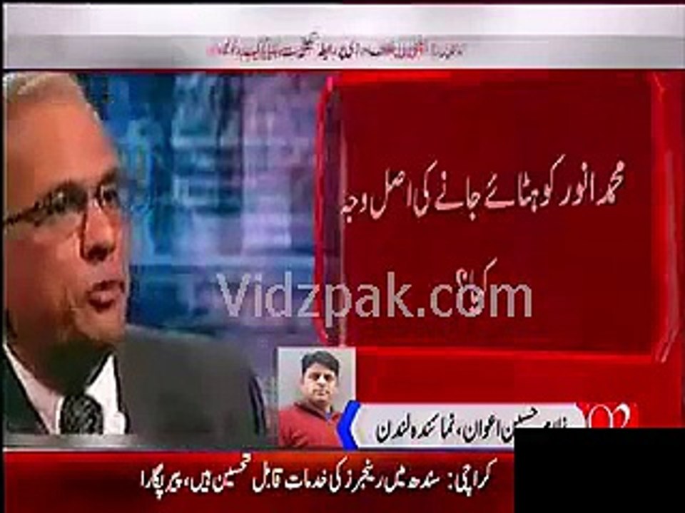 Why Mohammad Anwar is removed from MQM Raabta Committee -