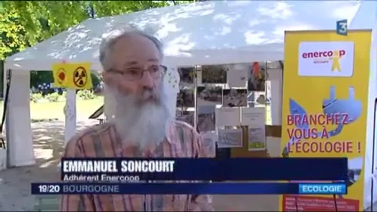 Enercoop à Alternatiba Dijon - France 3 Bourgogne