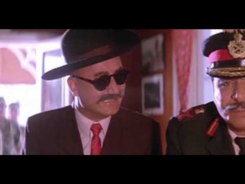 Hum | Patriotic Scene | Girdhar And Arjun Singh Tries to Bribe General | Anupam Kher -  Kader Khan