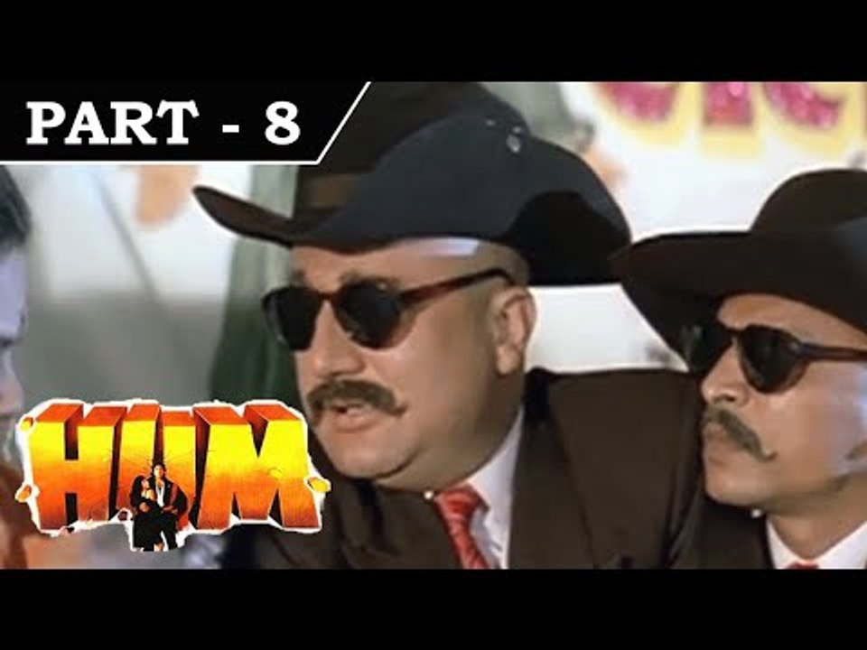 Hum [ 1991 ] - Hindi Movie in Part 8 / 13 - Rajnikanth - Amitabh Bachchan - Govinda - Kimi Katkar