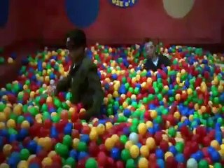 Sheldon, Bazinga in ball pit