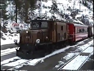 RhB Bahnhof Filisur im Winter