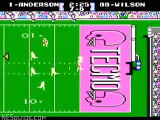 Tecmo Super Bowl - NES Gameplay