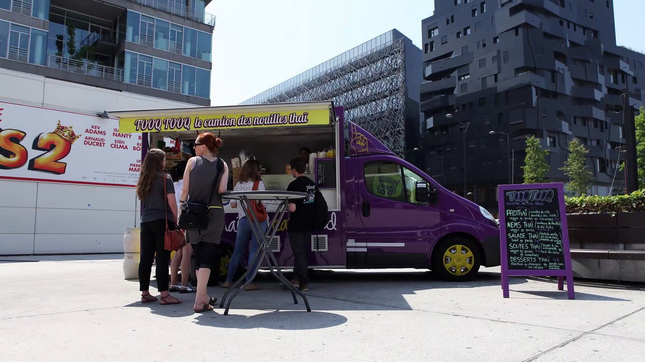 Kristin Frederick, fondatrice du "Camion qui fume" et présidente de "Street Food en mouvement"