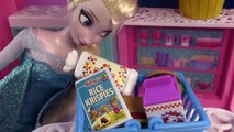 Barbie makeup games | Disney Frozen Queen Elsa Pretzel Shopkins Barbie Doll Toy House Playset Video
