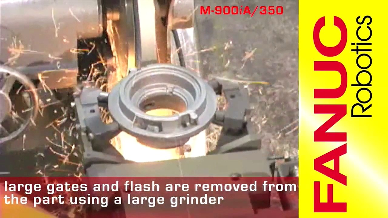 M-900iA 350 Deflashing & Deburring Robot - FANUC Robotics Industrial Automation
