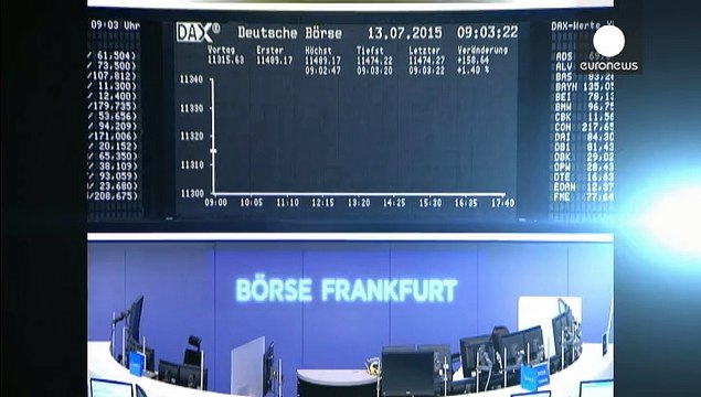 Рынки ЕС с оптимизмом восприняли соглашение по Греции