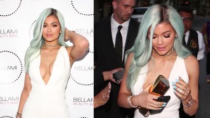 Kylie Jenner muestra su nuevo y hermoso cabello azul