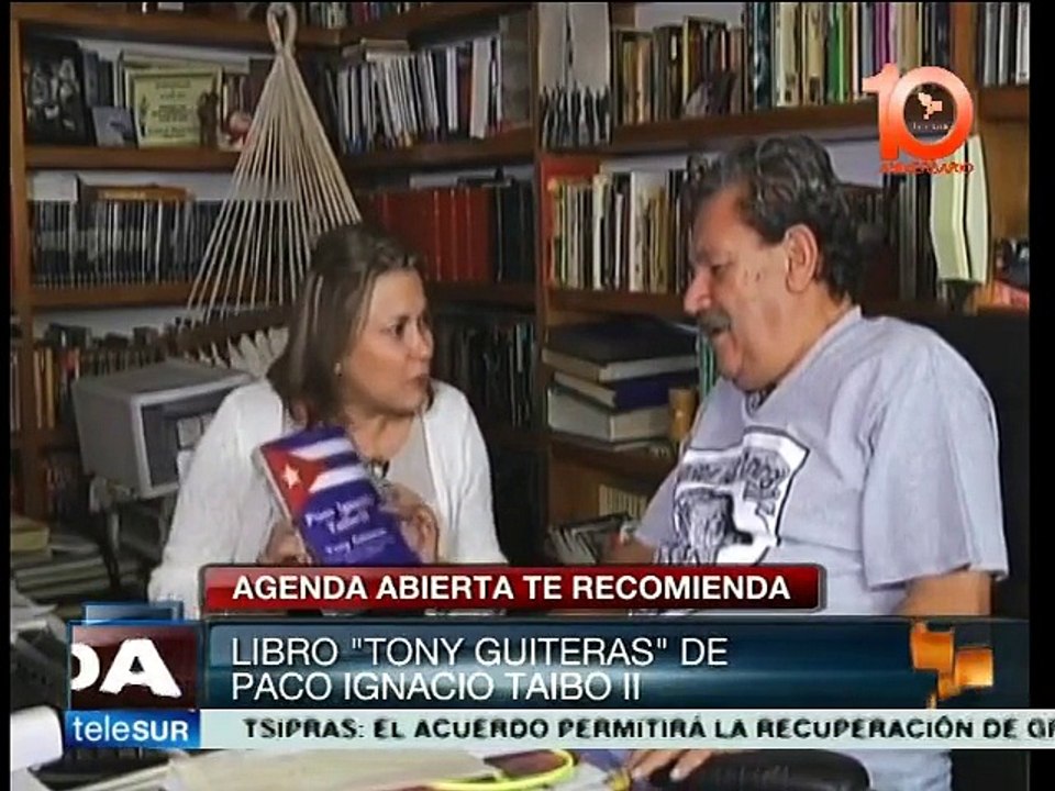 Paco Ignacio Taibo II presenta en teleSUR su libro sobre Guiteras