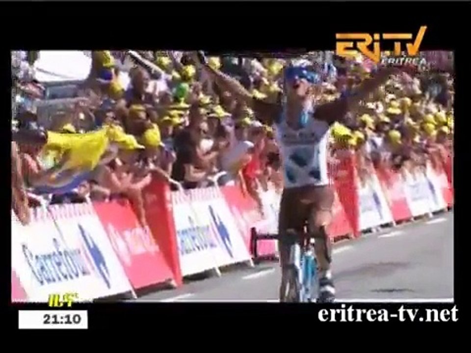 Eritrea TV   Stage 8 Report of Eritrean Cyclists in Tour de France 2015