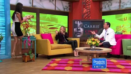 Chloë Moretz Carrie interview on Despierta América