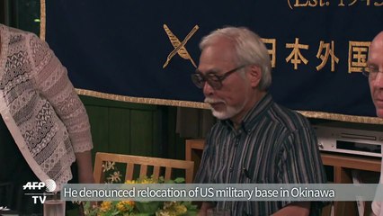 Japan must voice war remorse, says animator Miyazaki
