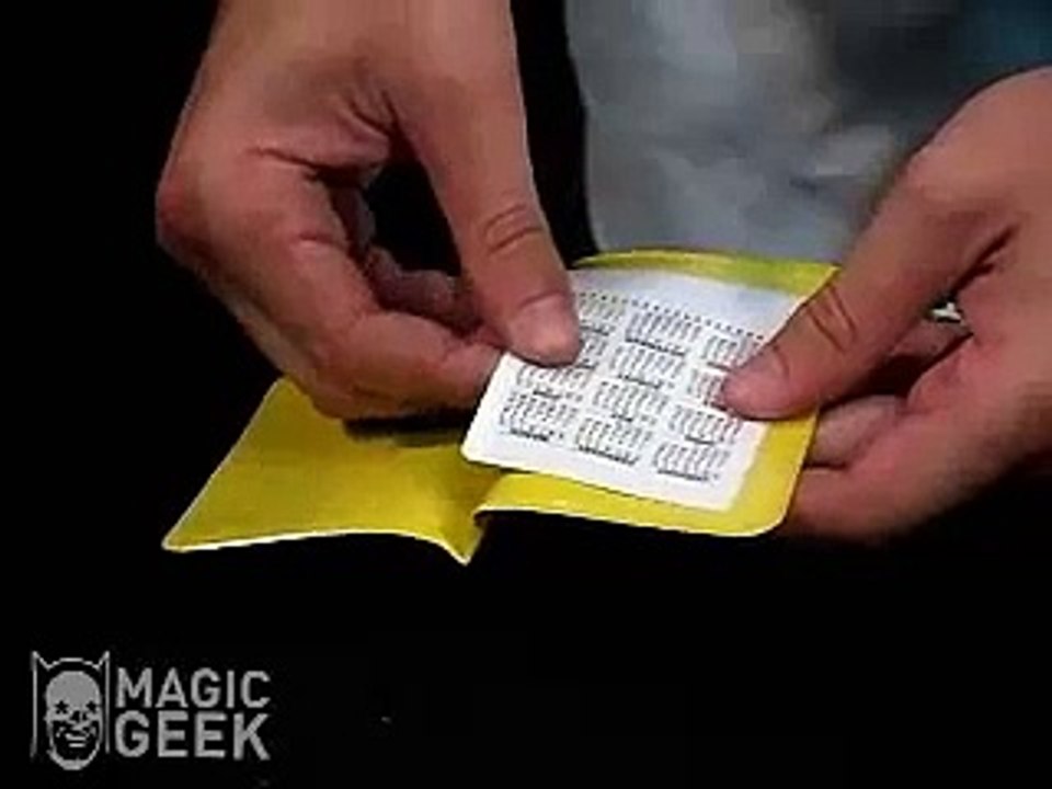 Birthday Card Trick
