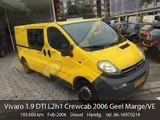 Opel Vivaro 1.9 DTI L2h1 Crewcab 2006 Geel Marge/VERKOCHT!