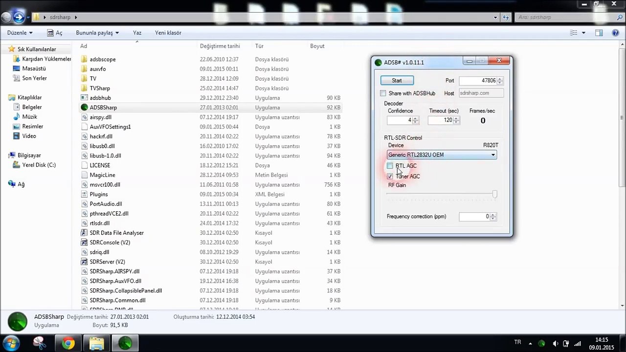 SDR ADSB to Locate Planes Around