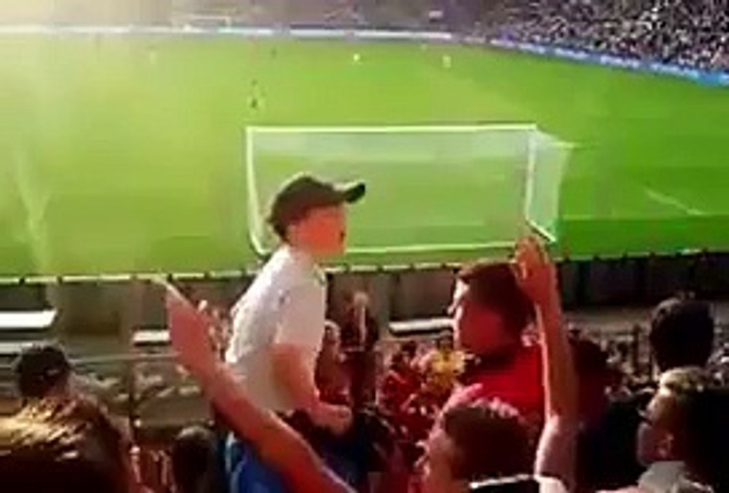 Sounds like his first two chants are 'RENTBOYS