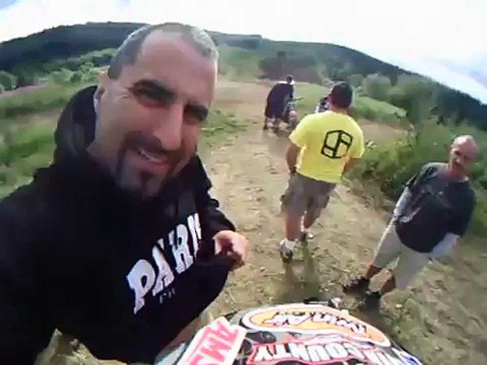 Motocross Helmet Cam at Circuit Bertrix in Belgium