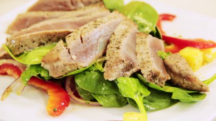 Ensalada de espinacas con atún y piña | Chef James