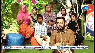 6th Iftar Aalim Online Part 1 in Ramazan Sharif 20-6-2015