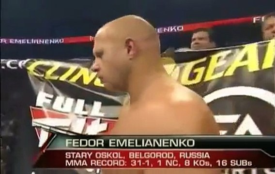 Fedor Emelianenko vs Fabricio Werdum 2010 California Strikeforce