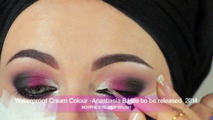 Holiday Berry Silver & Crystal Smokey Eye Tutorial
